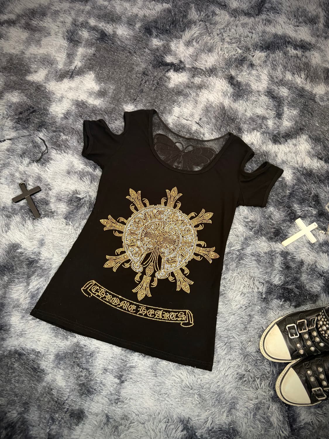 Gothic mandala cubic back lace sleeve 상품이미지9