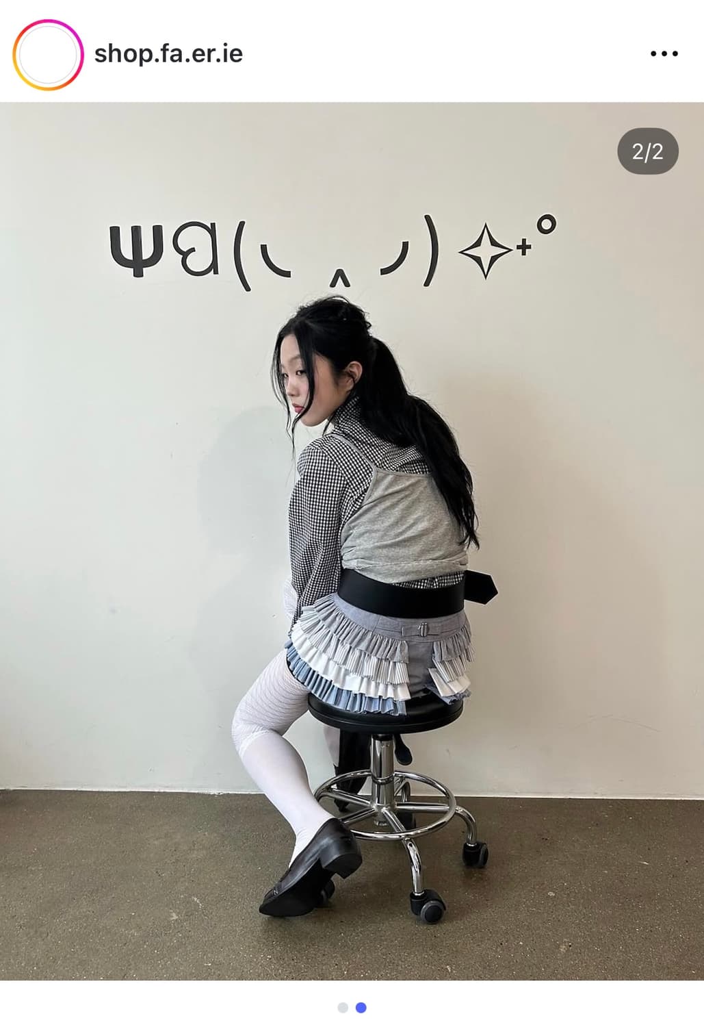 샵페어리 레이어드 레이스 스커트 상품이미지2