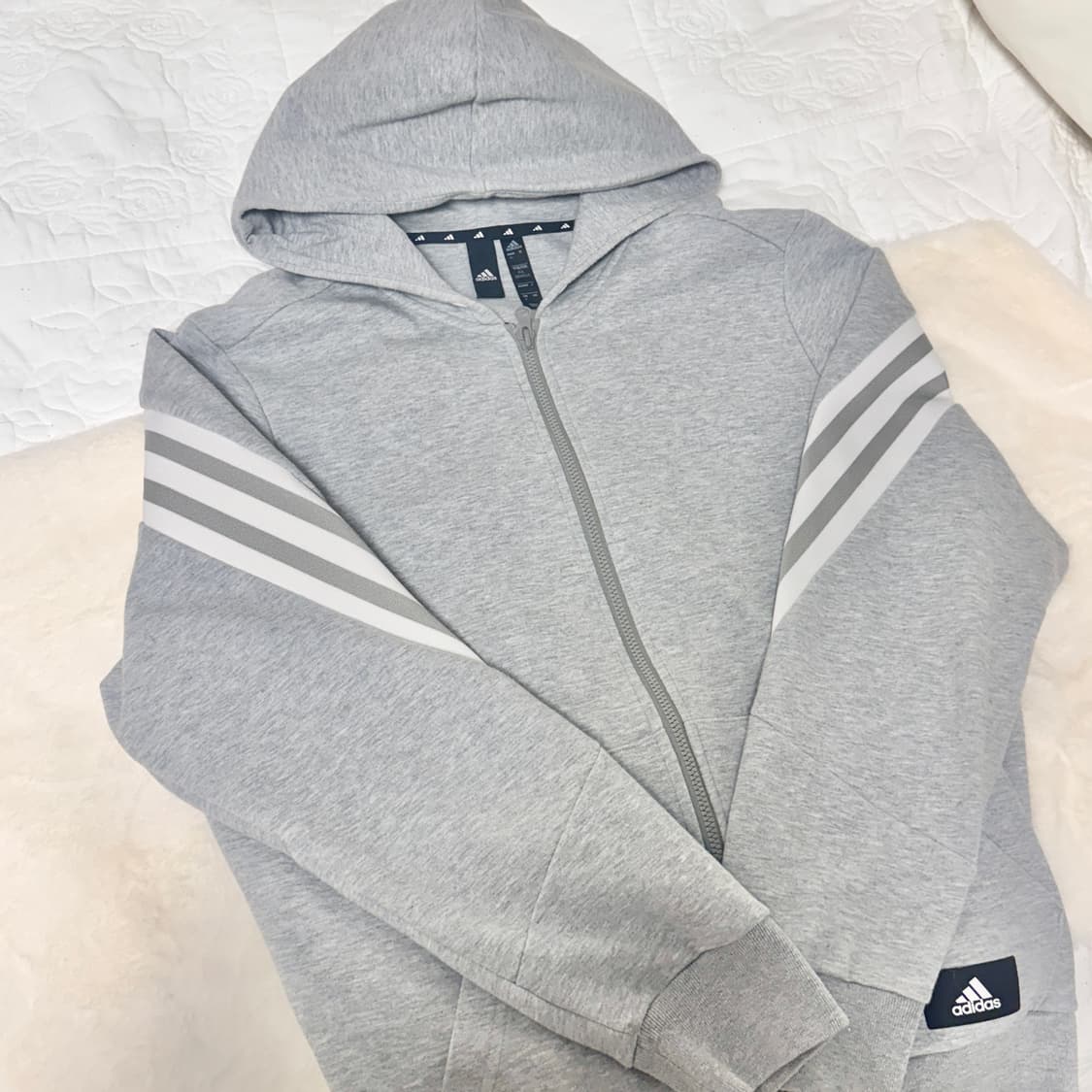 아디다스 그레이 후드집업  상품이미지1