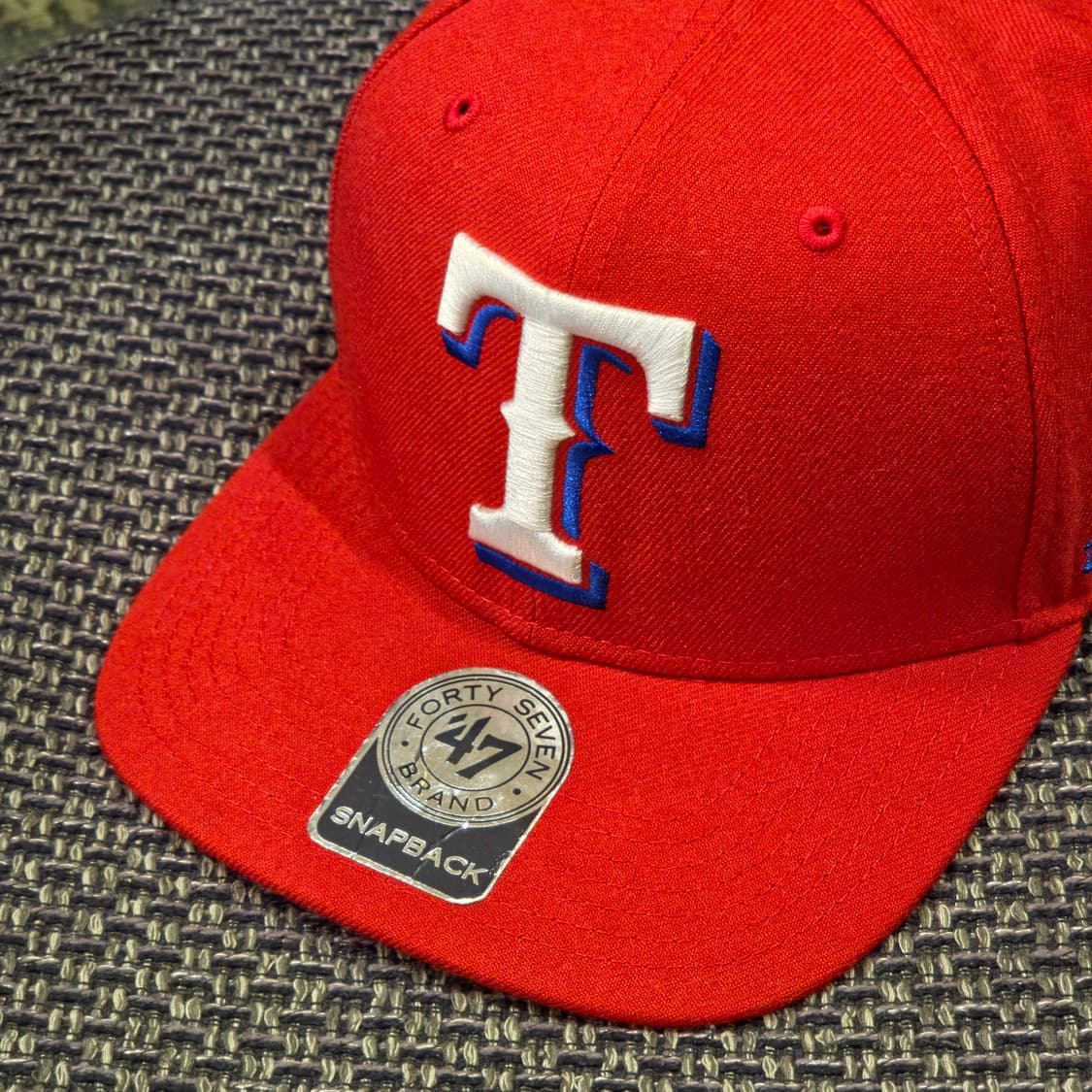 47브랜드 텍사스 레인저스 레드 스냅백 상품이미지3