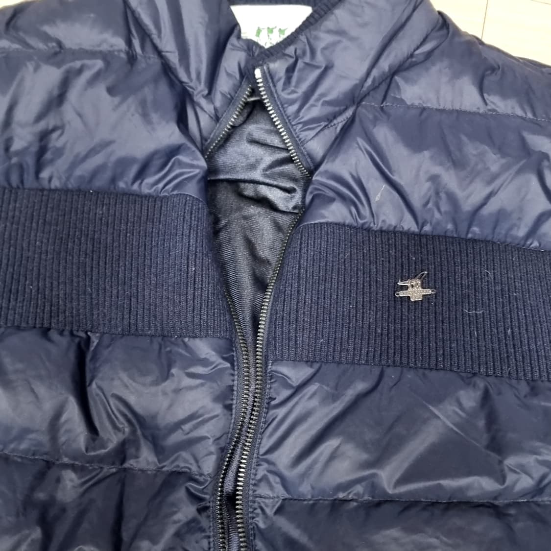 헨리코튼 오리털 네이비 패딩 니트 집업 점퍼(105-110) 상품이미지2