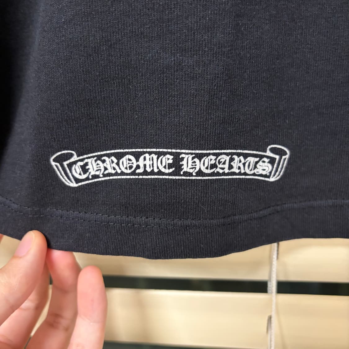 레어) 크롬하츠 플로랄 홀스슈 크로스 롱슬리브 긴팔 티셔츠 XL 상품이미지7