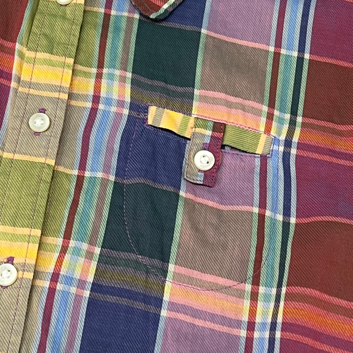  엘엘빈 체크 하프 셔츠 y15940 상품이미지4