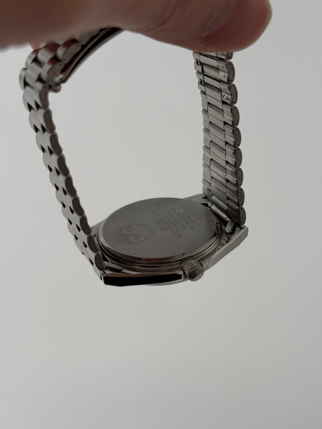 1980년대 Chronos 스노우 플레이크 다이얼 실버 쿼츠 남성  상품이미지7