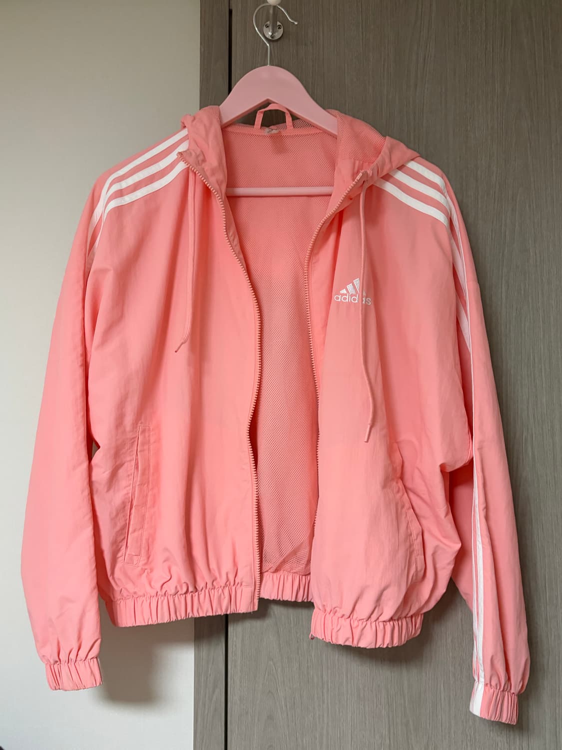 아디다스 윈드브레이커 핑크 상품이미지9