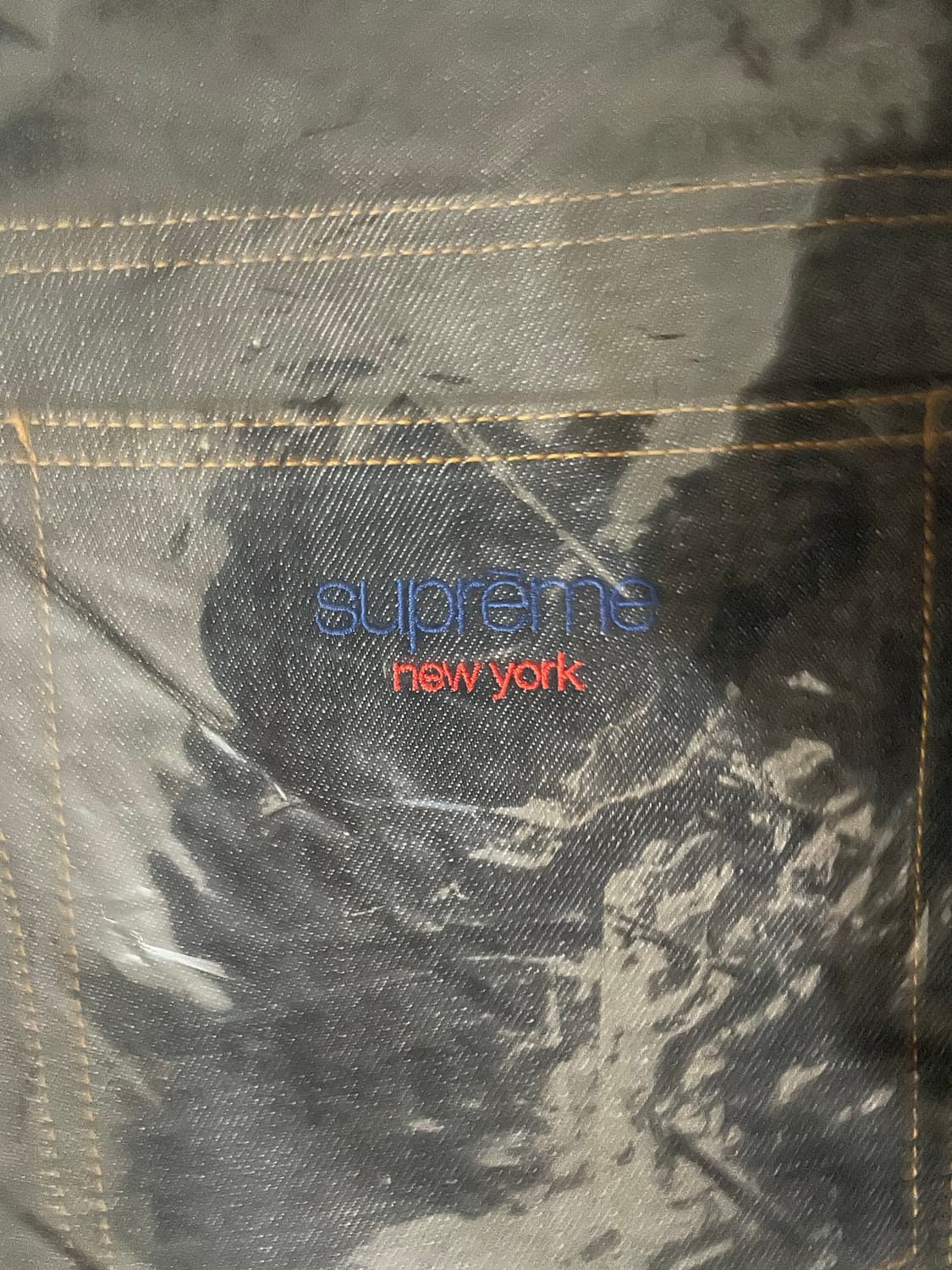 슈프림 배기 셀비지 진 리지드인디고-26ss Supreme Baggy36 상품이미지3