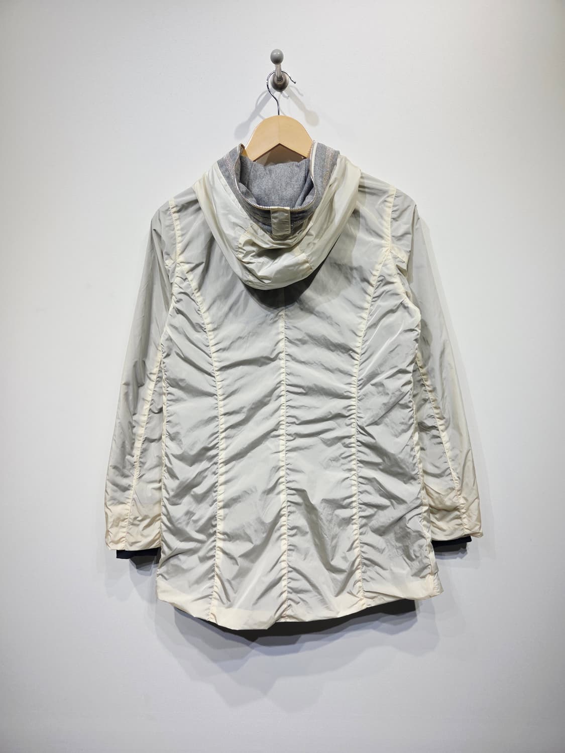 505 CM collezioni (씨엠콜렉션) 울 배색 후드 집업 점퍼 상품이미지6