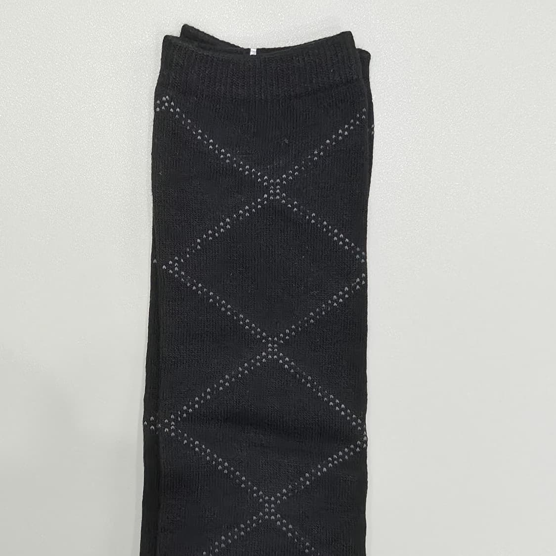 Elegant 다이아 패턴 블랙 삭스 상품이미지4