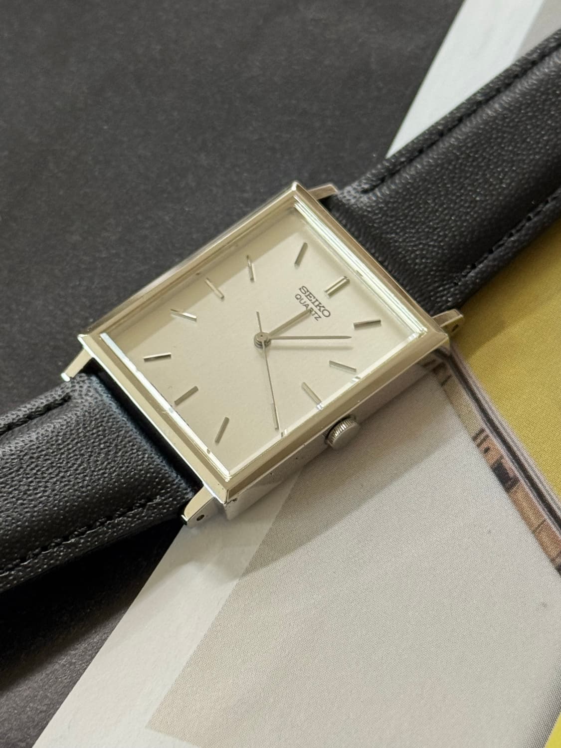 80s Seiko tank quartz 상품이미지2