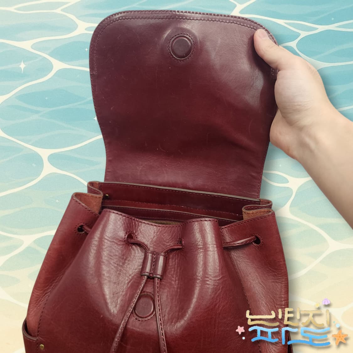  FRYE 올리비아 가죽 백팩 상품이미지6