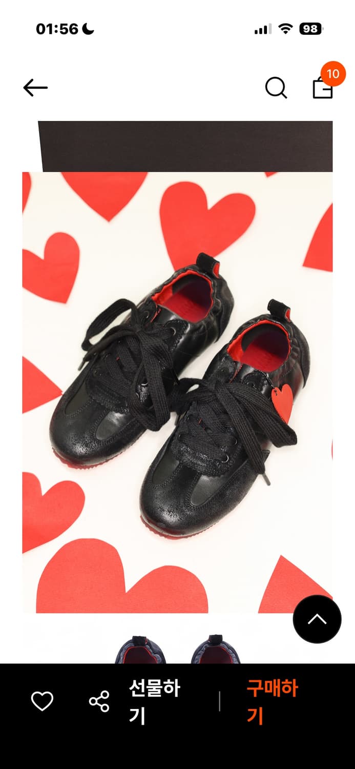 나야와시 x 야세 로우라인 팡 스니커즈 신발 운동화 레드 상품이미지2