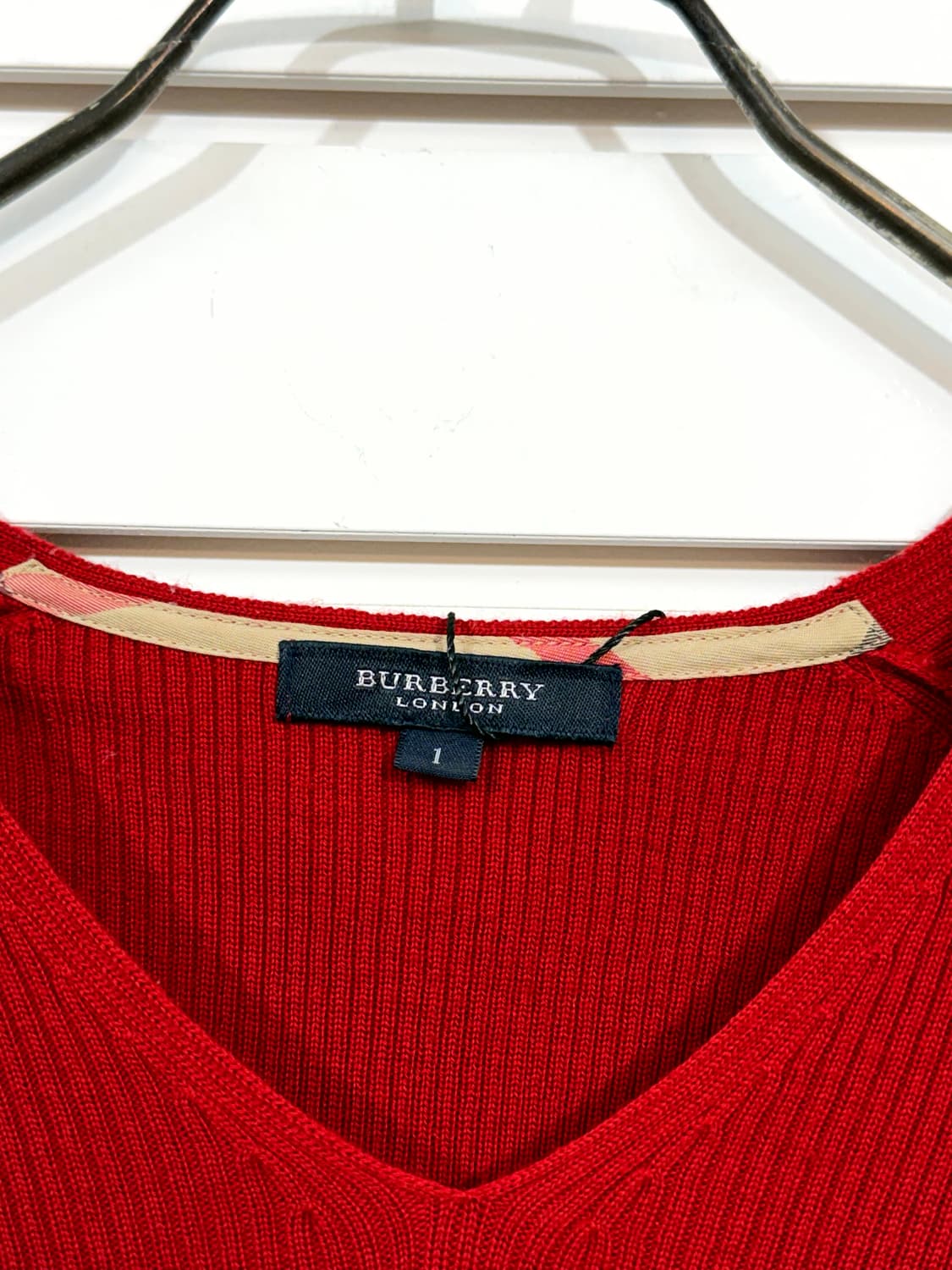 BURBERRY 버버리 브이넥 여성 니트 상품이미지6