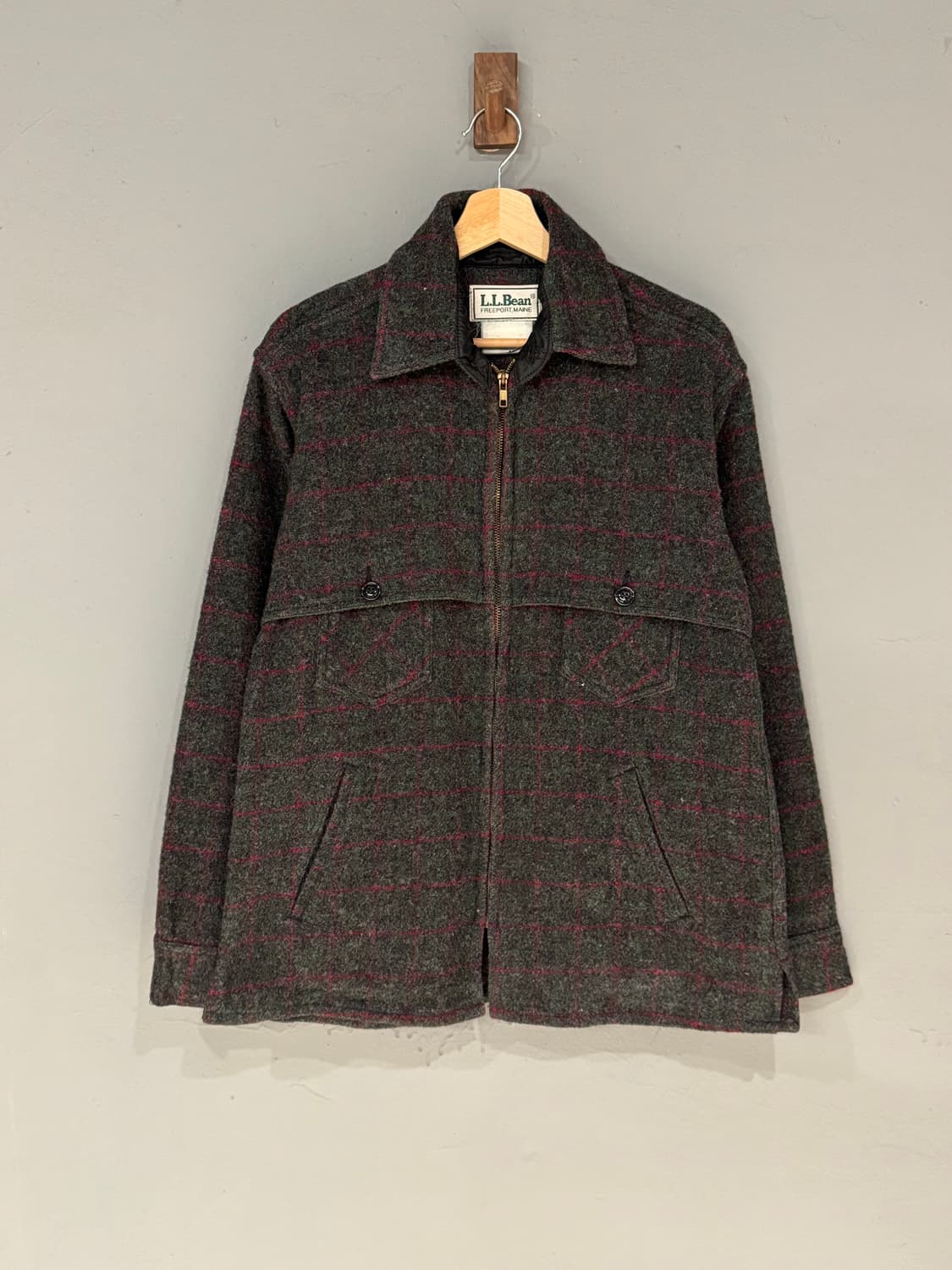 80s L.L. Bean 엘엘빈 울 자켓 상품이미지2
