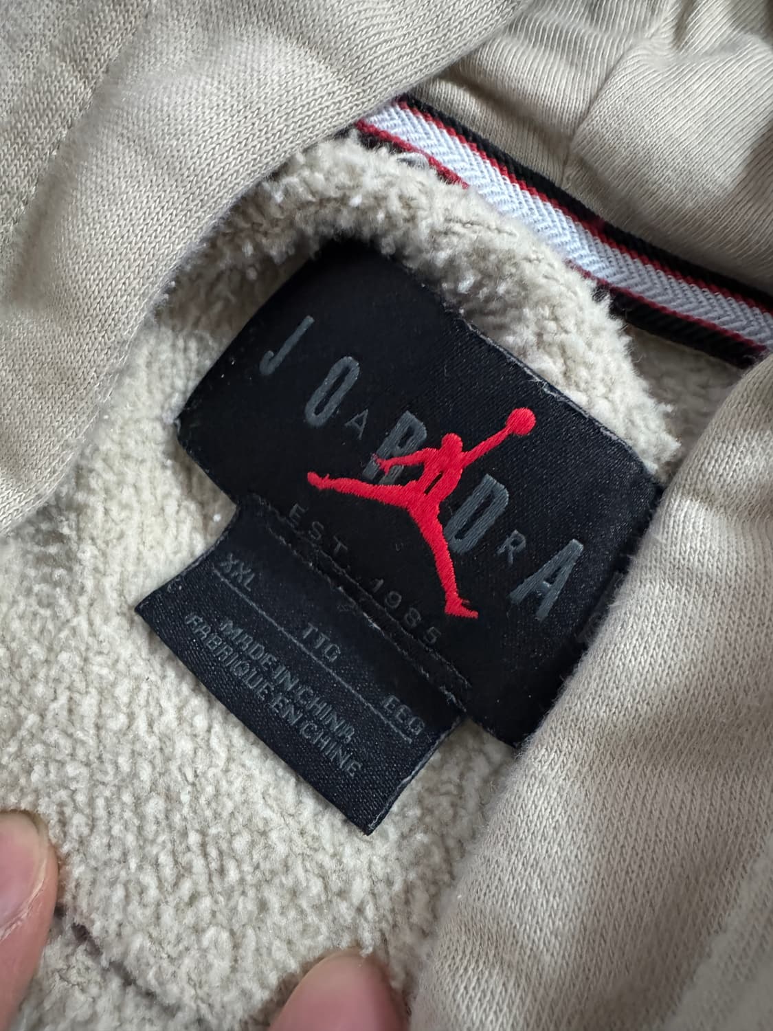 나이키 조던 빅 사이즈 기모 스웻 후드티 2XL 상품이미지3