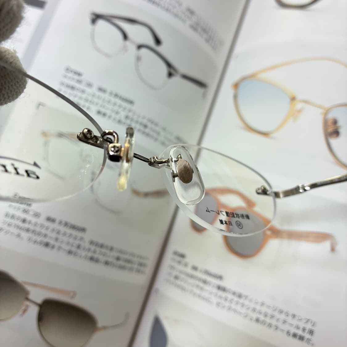 AIR FIT 에어핏 무테 티타늄 일본 안경  상품이미지6