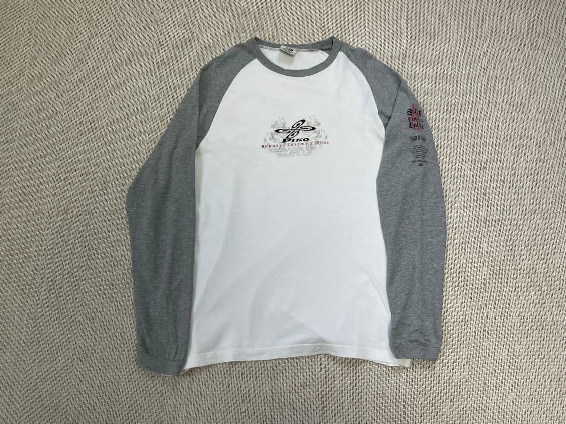 피코 바이크 그래픽  롱슬리브 J03507 상품이미지2