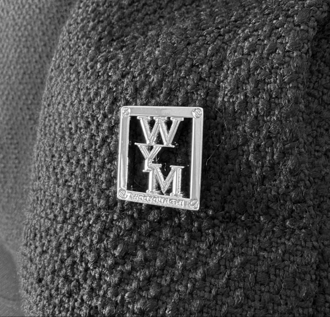 [44] 우영미 남성 25ss 트위드 집업 자켓 블랙 상품이미지5