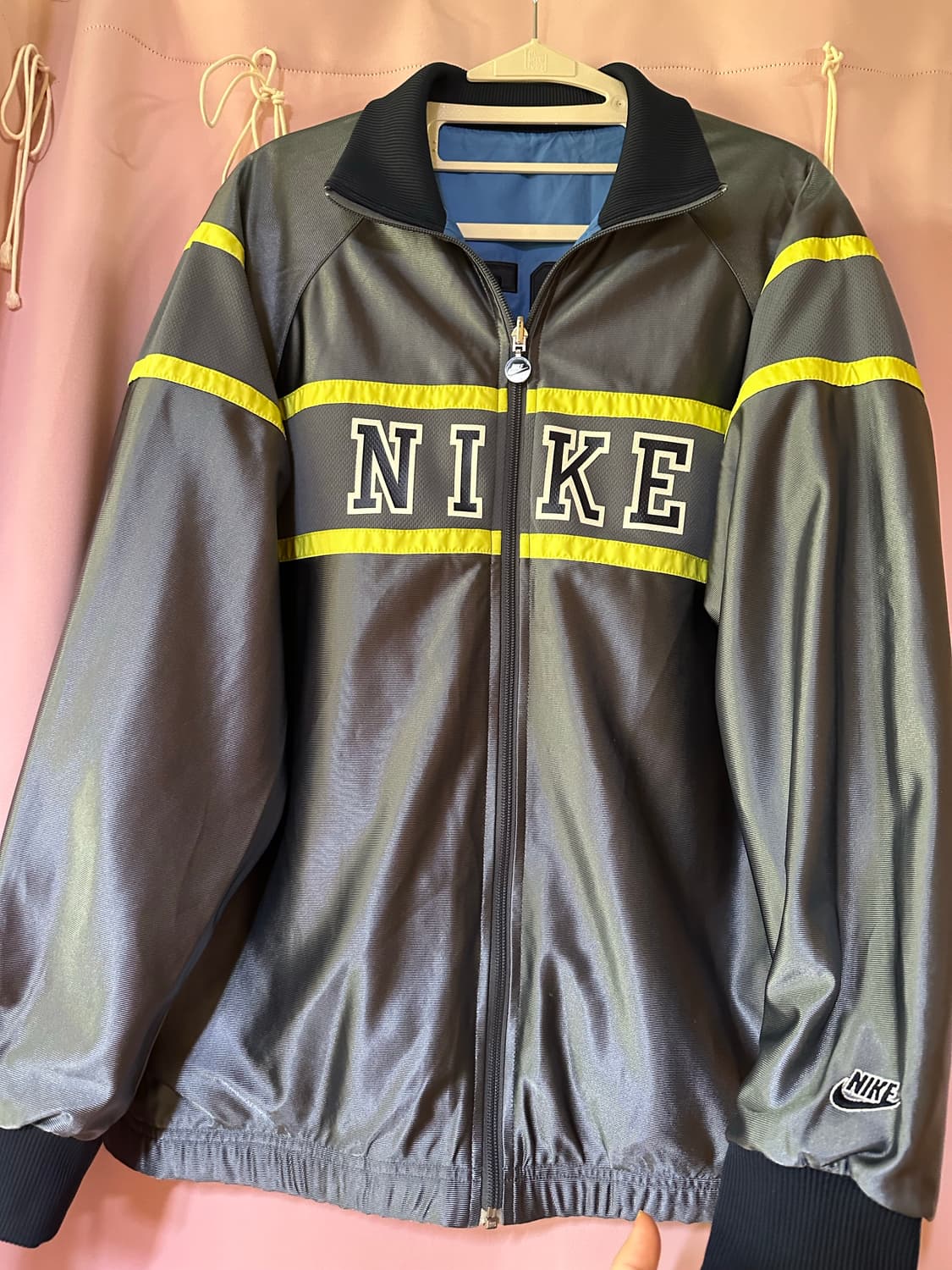 나이키 리버시블 집업 나이키 올드스쿨 대장 희귀 바람막이 자켓 양면집업 상품이미지1