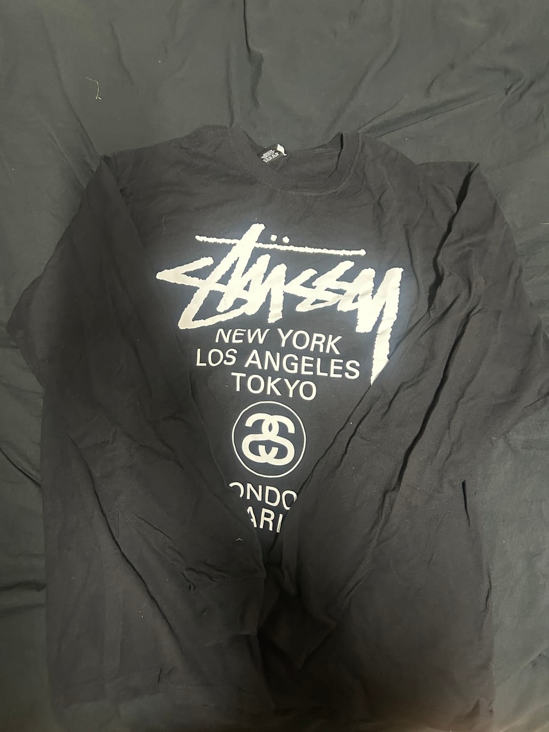 스투시 월드투어 롱슬리브 티셔츠 XL 상품이미지1