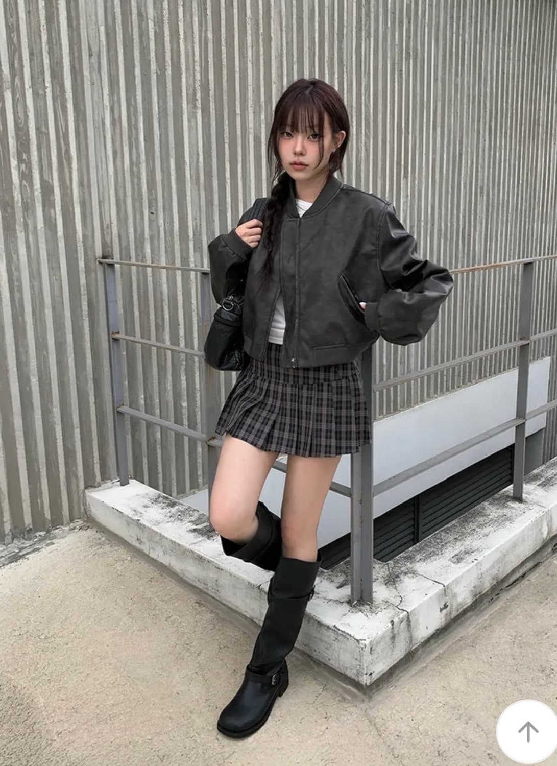 애니원모어 사루 레더 블루종 자켓 레더 점퍼 상품이미지5