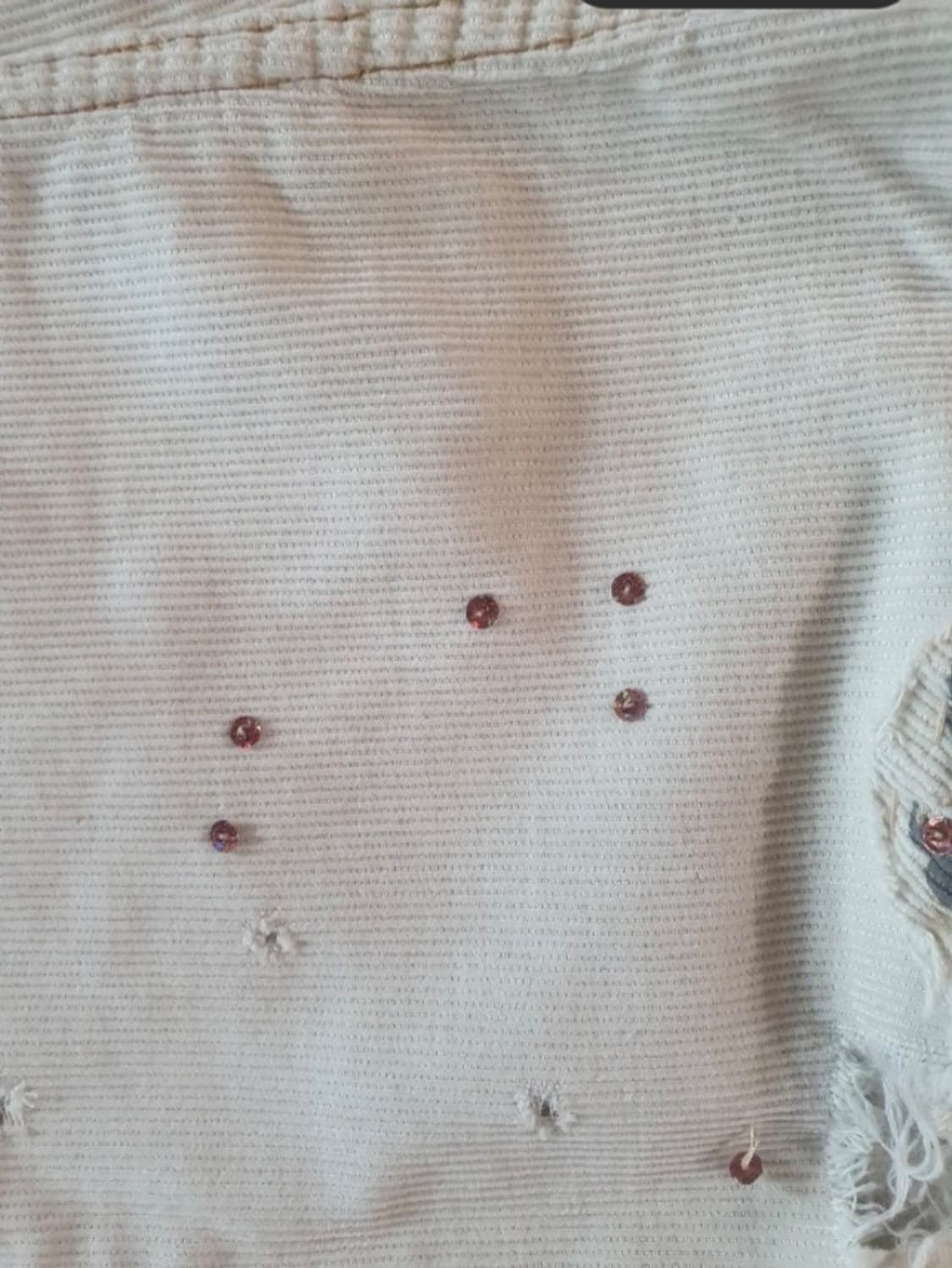 프리피플 자수 코듀로이 데미지 빈티지 면바지 상품이미지4