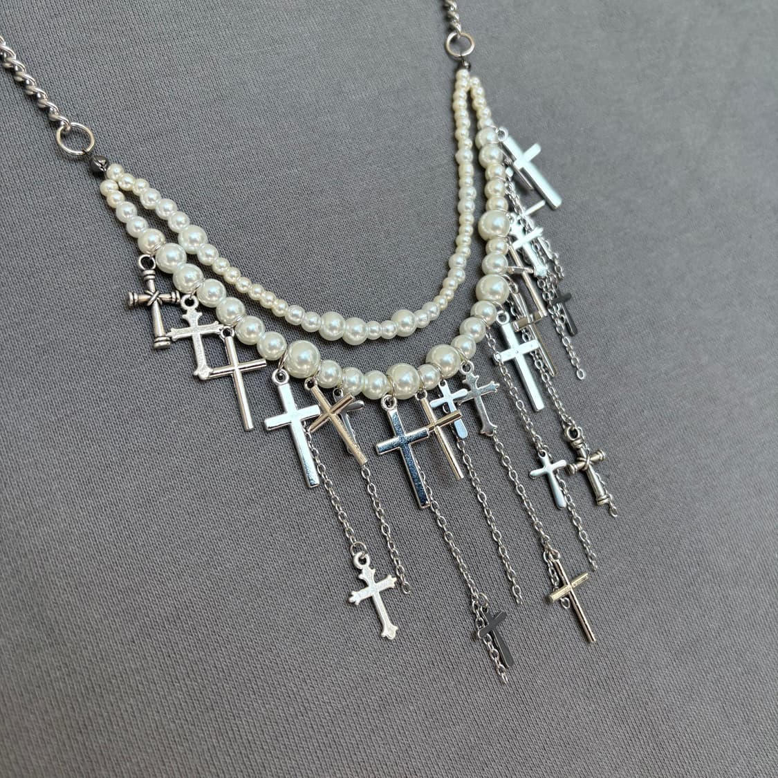 Messy Cross White✝️ 상품이미지3