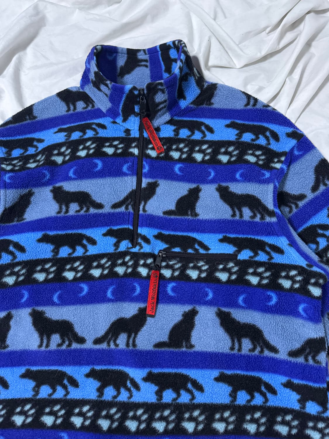 잭 울프스킨 폴라텍 플리스 반집업 상품이미지4