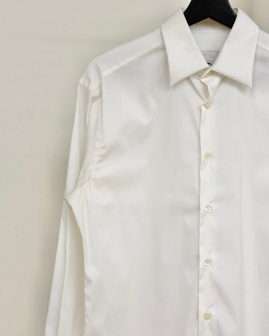 프라다 화이트 코튼 나일론 블렌드 셔츠 상품이미지3