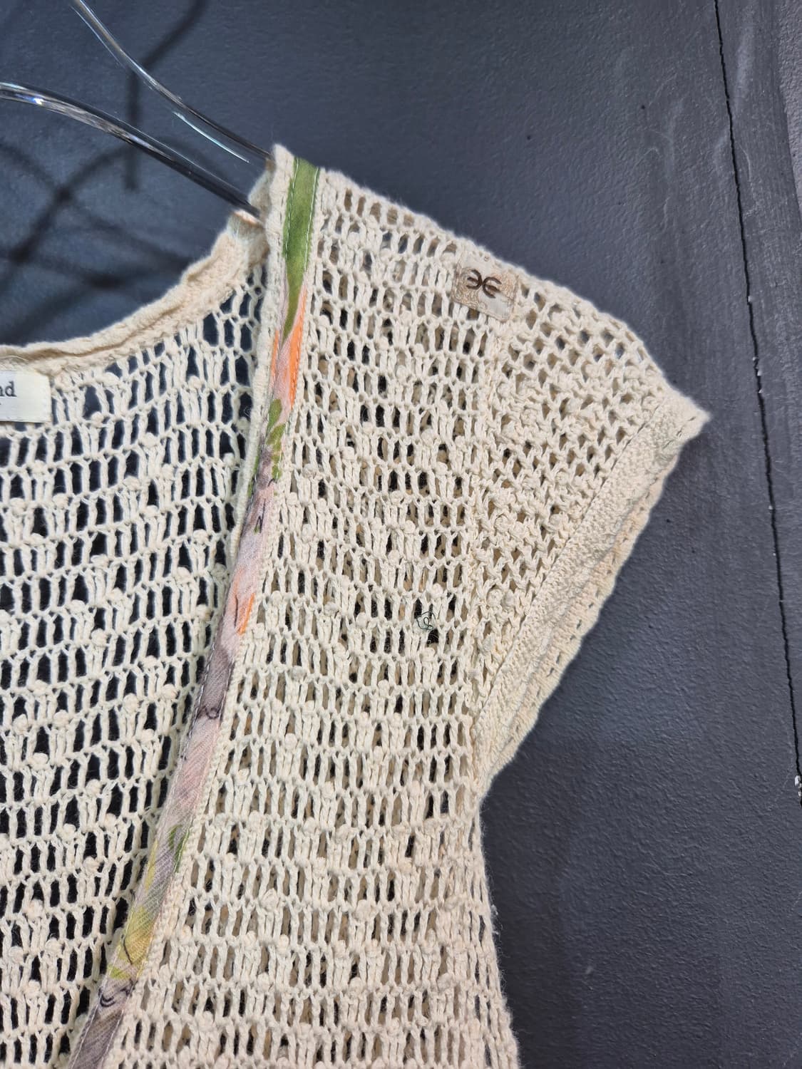 써스데이아일랜드 크로쉐 조끼 S 상품이미지3