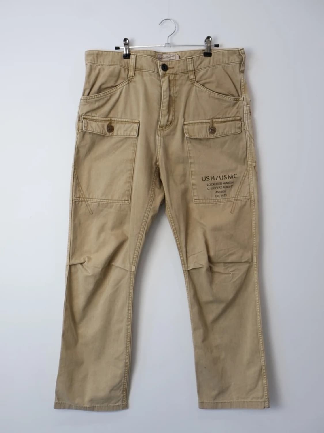 AVIREX USN USMC Military Work Pants 상품이미지4