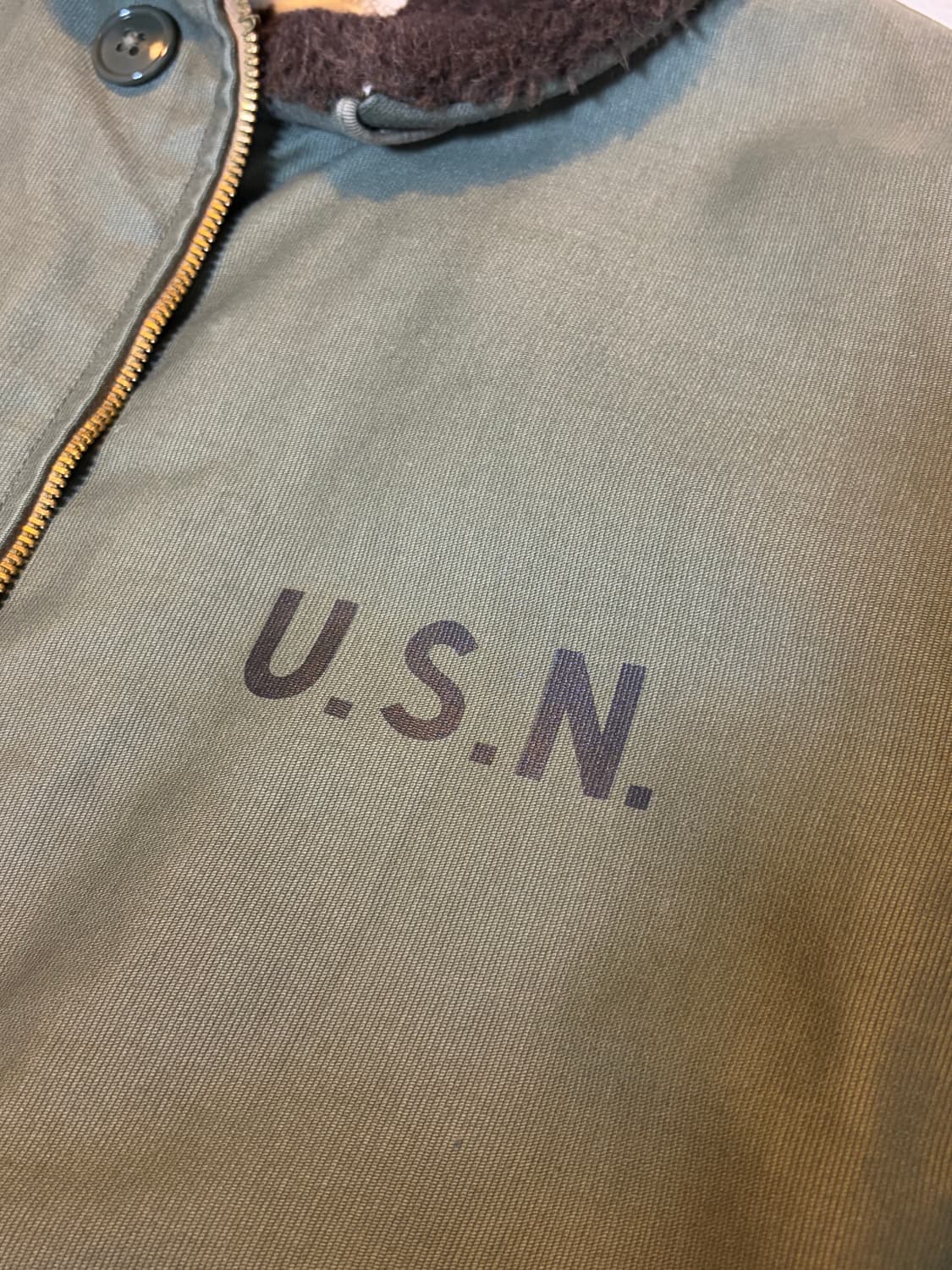 리얼맥코이 n-1 덱자켓 올리브 한정판 상품이미지4