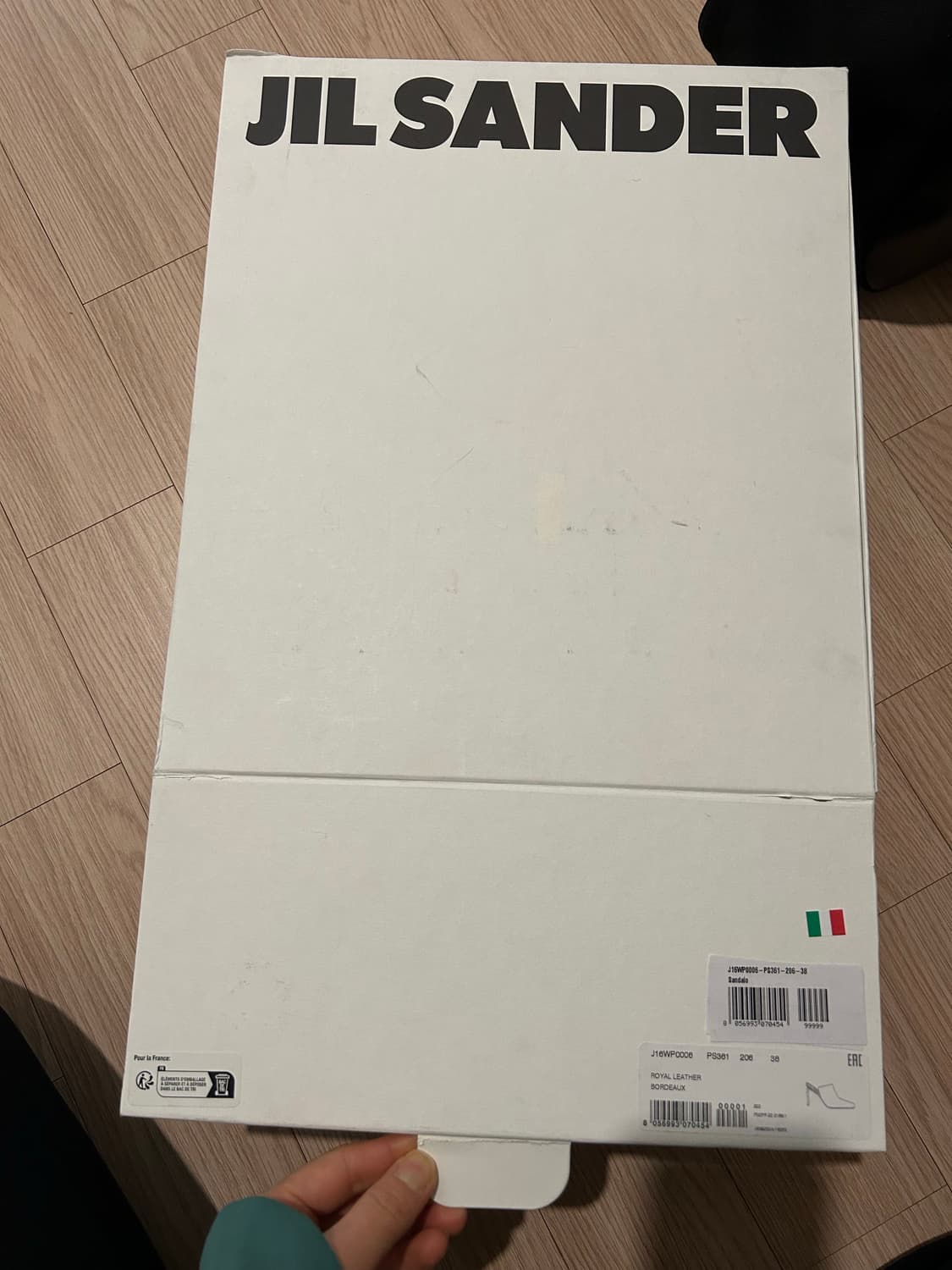 질샌더 카프스킨 메탈 뮬 38사이즈 상품이미지8