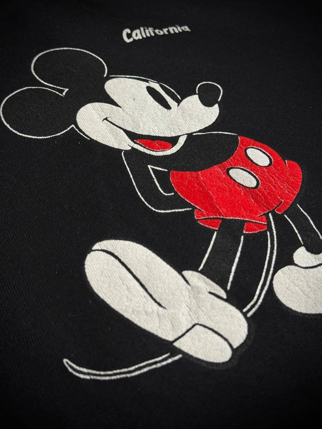 1980's Disney Mickey Mouse black Hoodie 상품이미지5