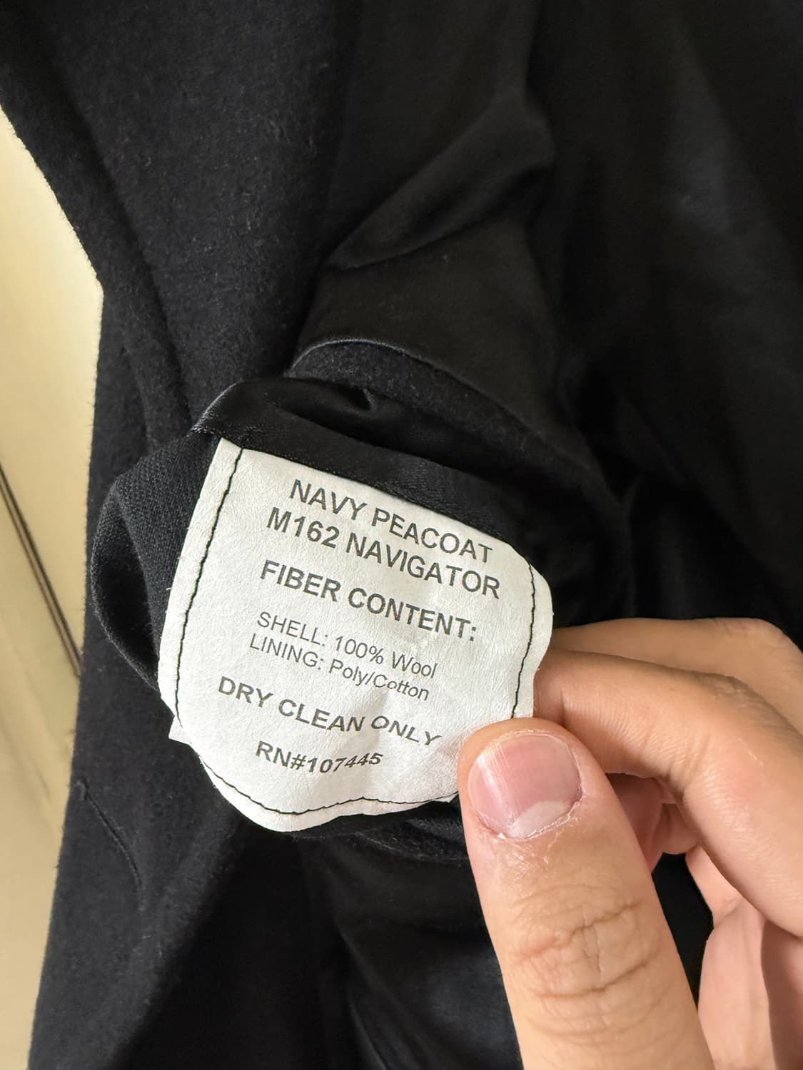 Sterling wear navy pea coat 상품이미지5