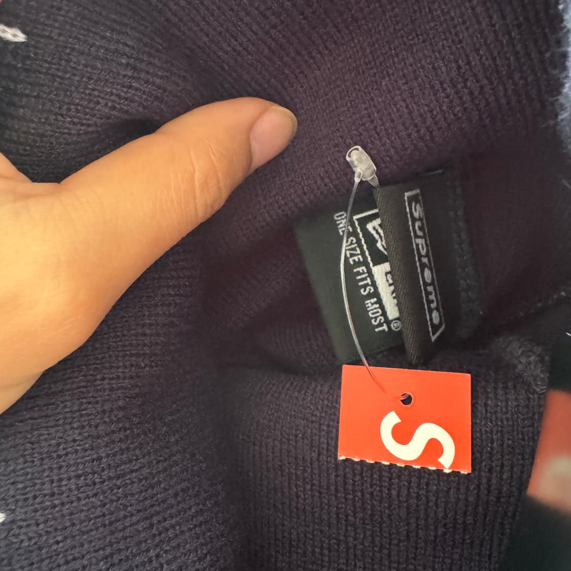 슈프림 뉴에라 데빌 로고 비니 스트라이프 상품이미지3