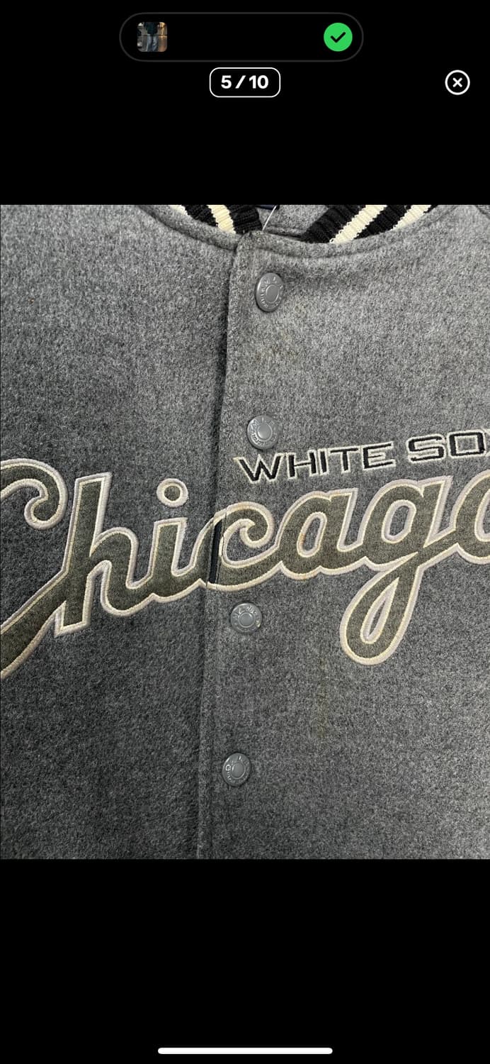 MLB 시카고 화이트삭스 울 바시티 스타디움자켓 A3165 상품이미지5