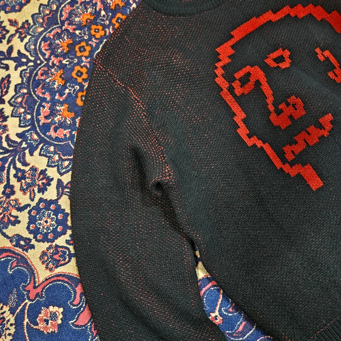 1011갤러리 페이스 일러스트 니트 1 size 상품이미지4