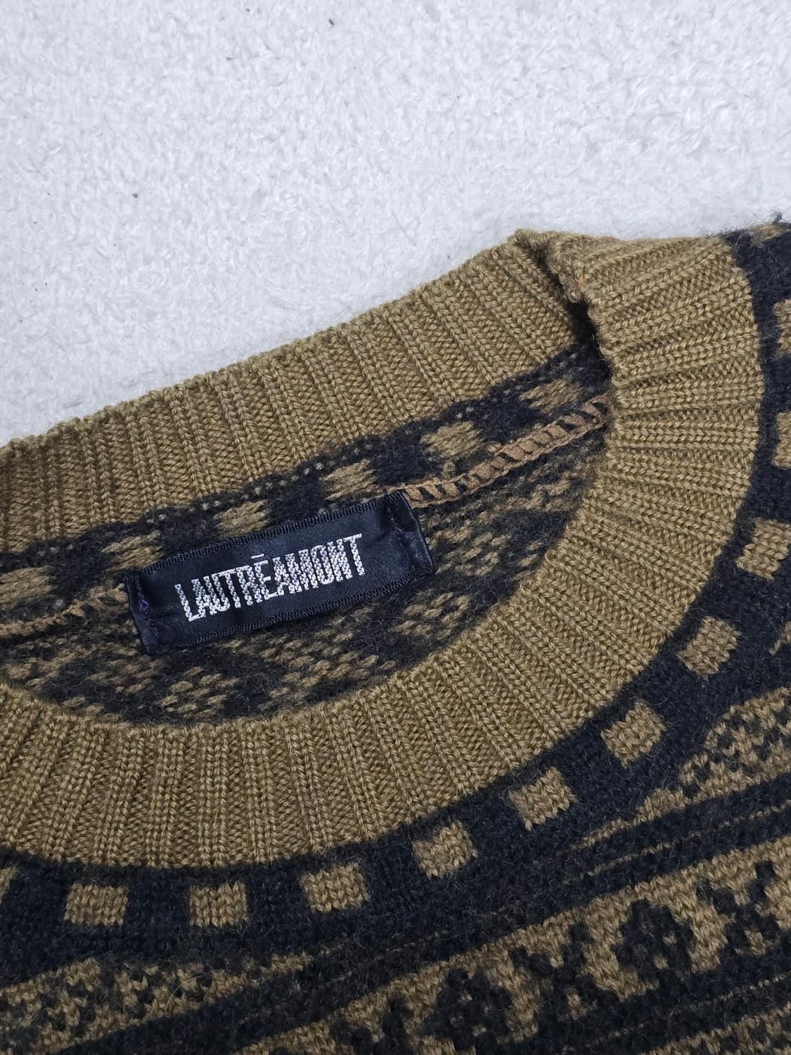 Lautreamont 로트레아몽 페어아일 스트라이프 울 니트 상품이미지4