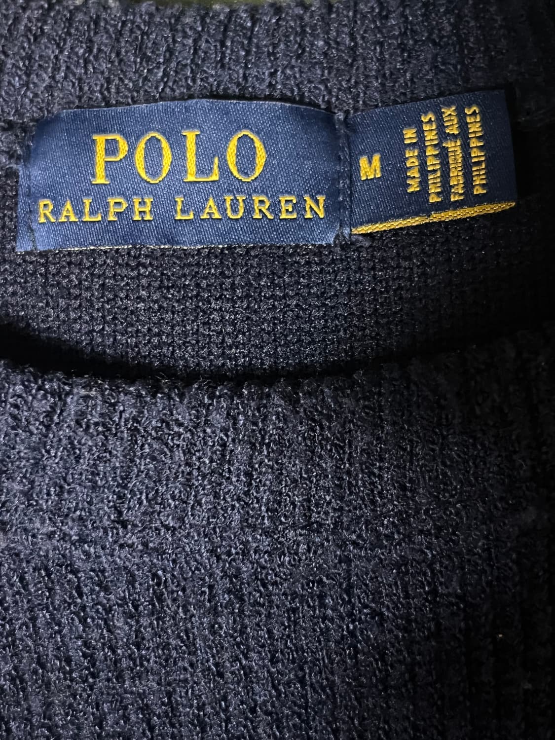 폴로 랄프로렌 네이비 코튼 니트 상품이미지5