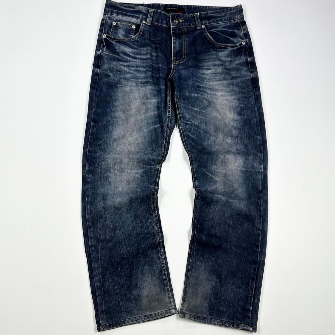 VTG 빈티지 워싱 스트레이트 데님팬츠 (32인치) 상품이미지3