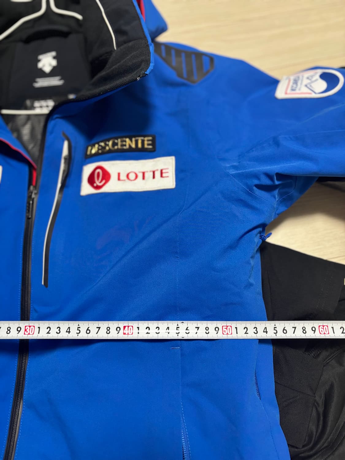 새상품) 데상트 스키 스노우보드 국가대표 국대 어센틱 유니폼 M 상품이미지6