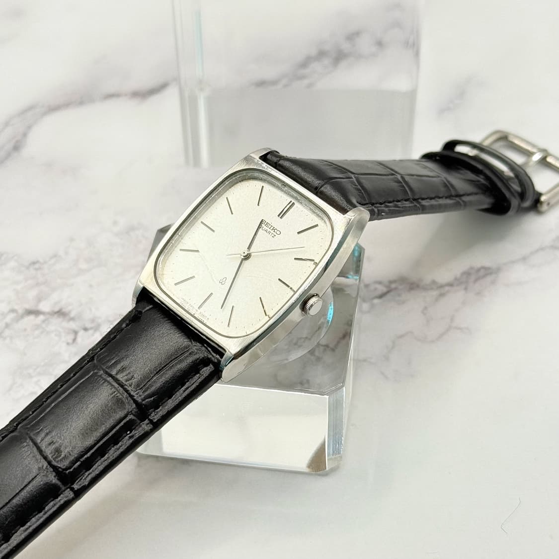  80s90s 빈티지 세이코 탱크 타입 스퀘어 워치 상품이미지3