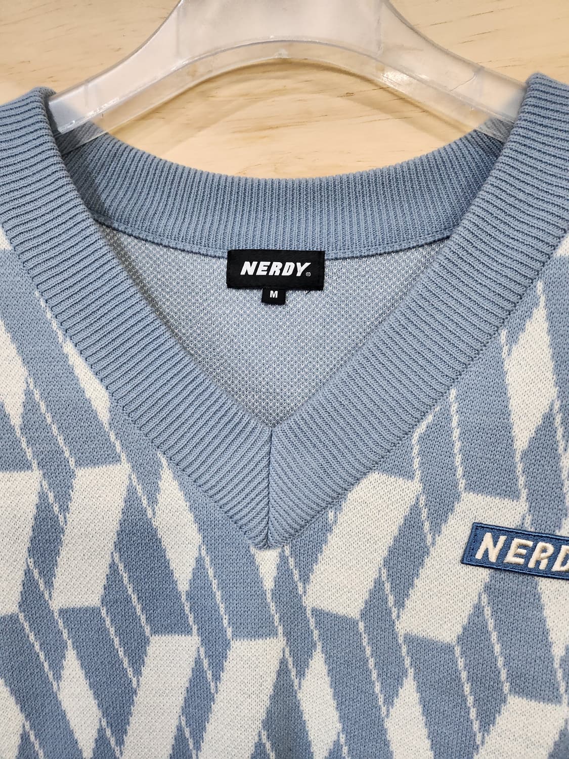 615) 널디 패턴 니트 베스트 상품이미지5