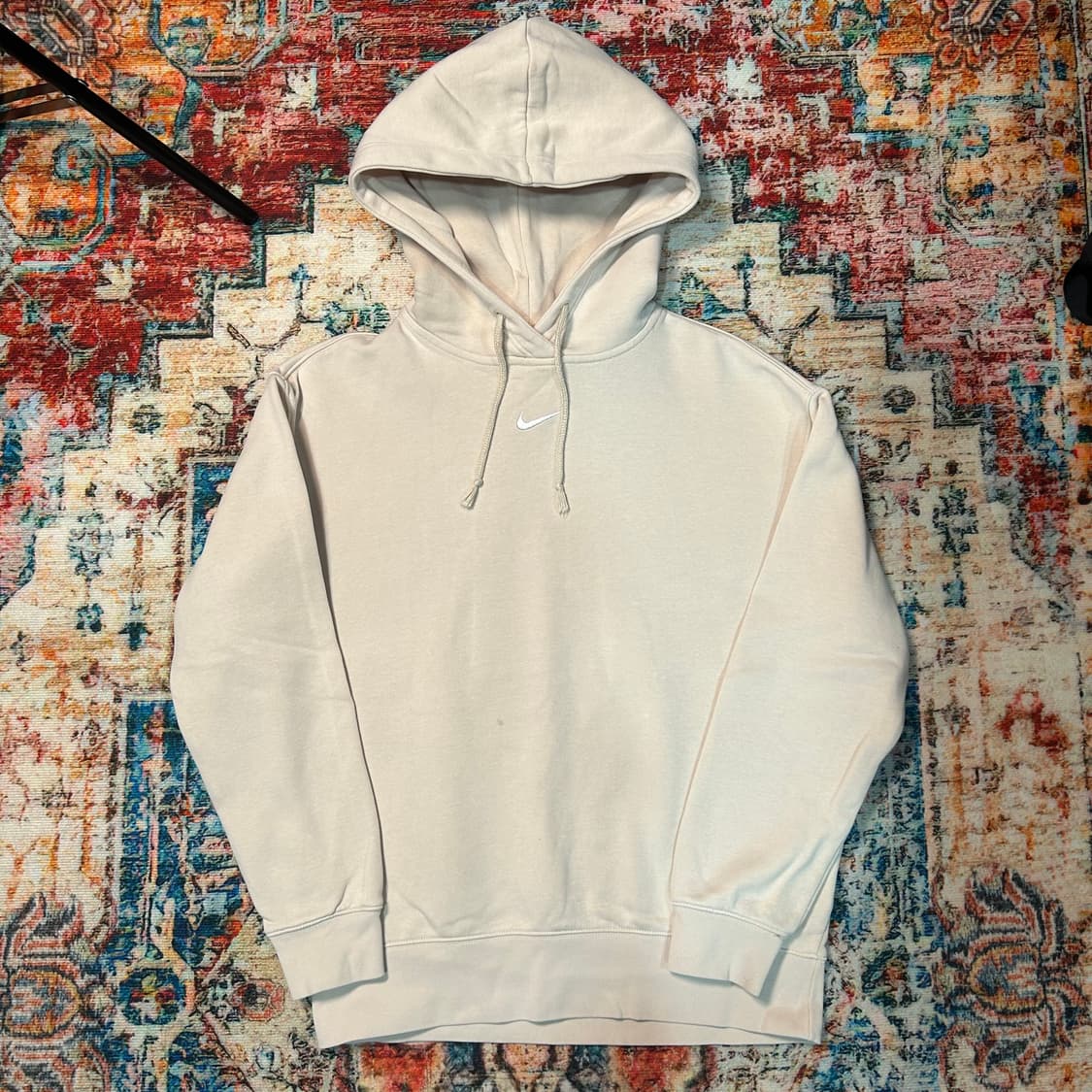 [L] 나이키 크림 컬러 후드티 상품이미지1