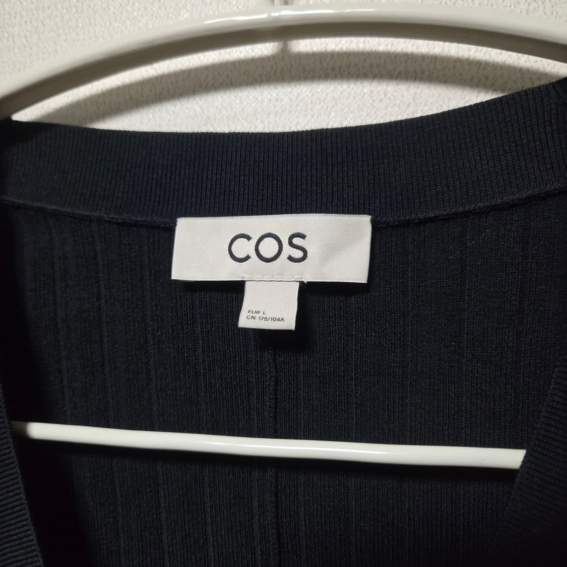 코스 루즈핏 리브드 가디건 / 여성 가디건/ 여자 가디건  상품이미지3