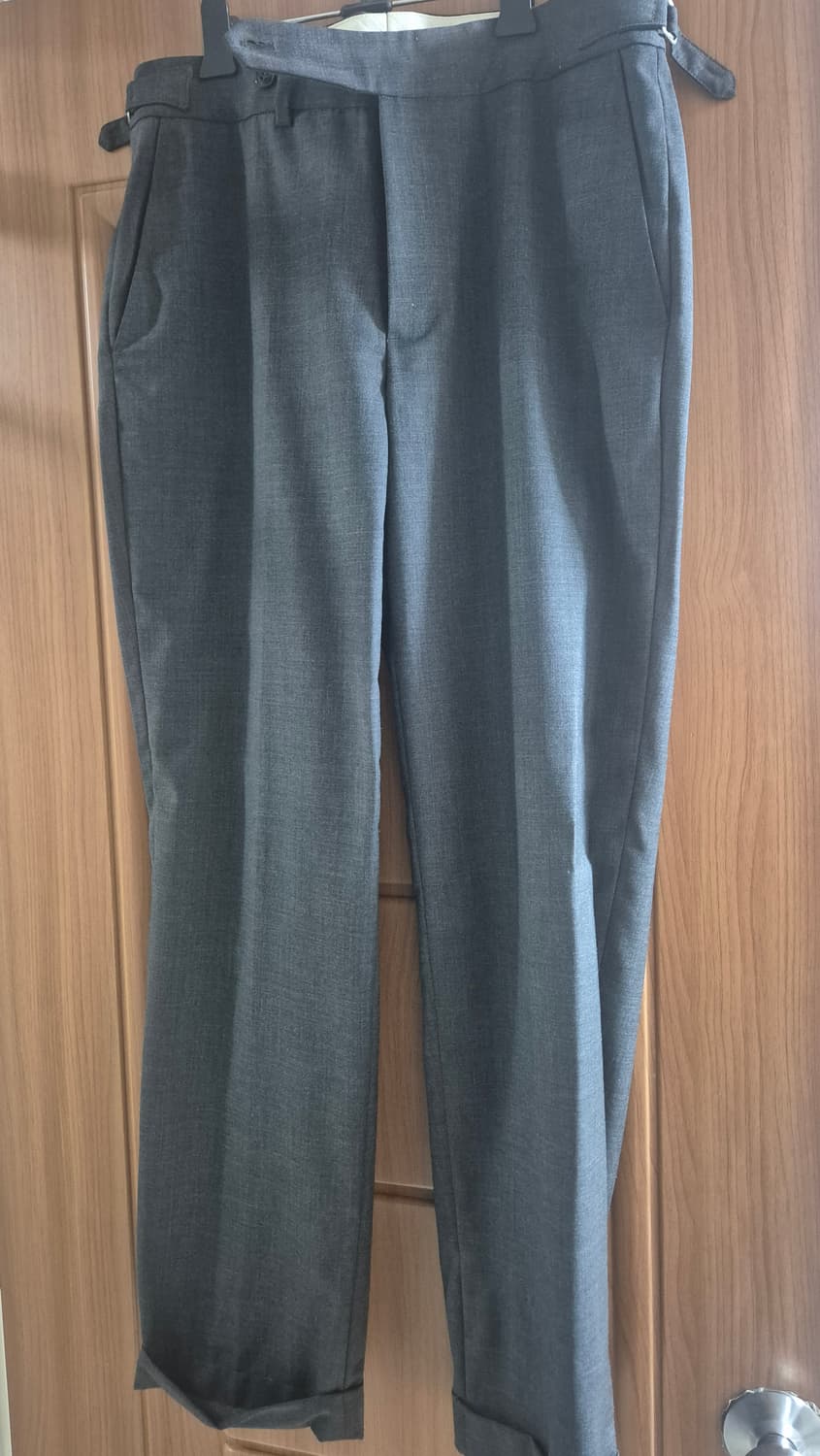 부기 홀리데이 11 WOOL TROUSERS (GREY) 상품이미지3