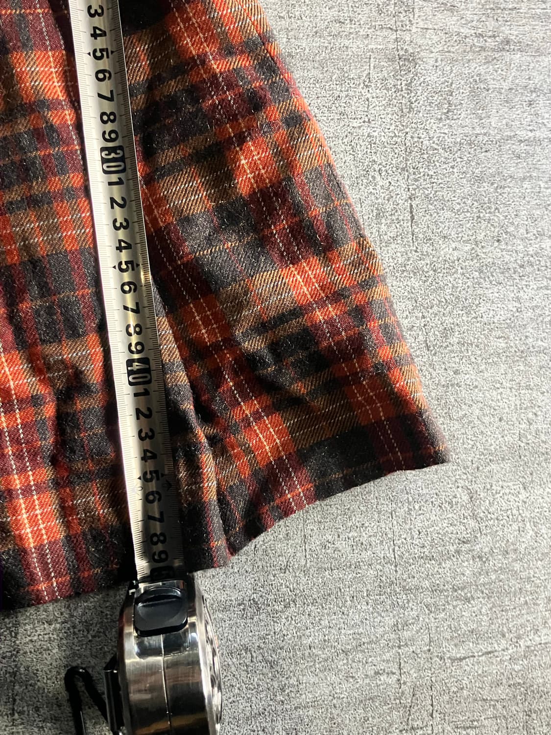 일본빈티지 Chepi 하구미모리걸 달천깔페어리 울트위드 플리츠스커트 상품이미지3