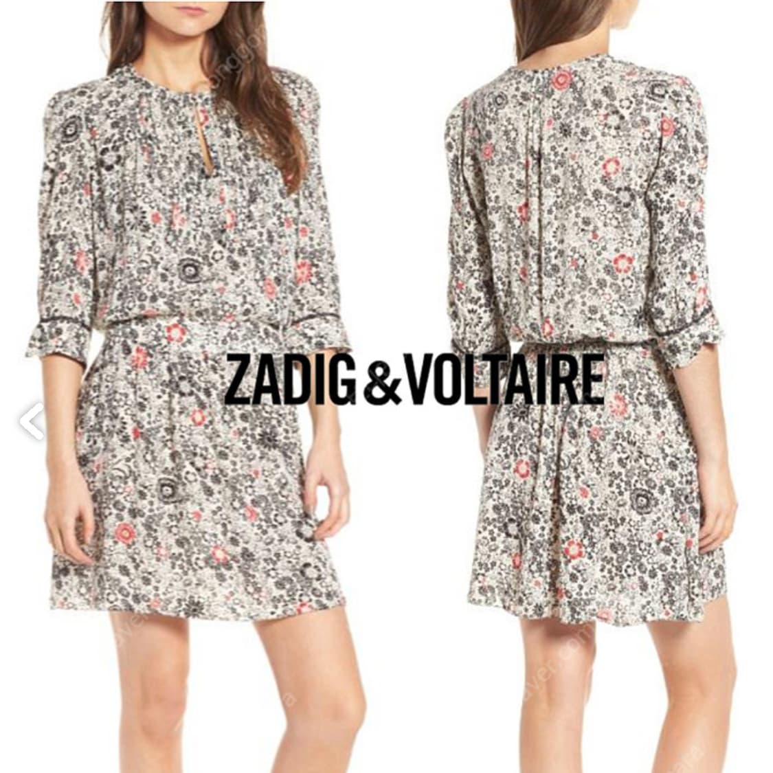 쟈딕앤볼테르(Zadig&Voltaire) REMUS 플로랄 원피스 44 상품이미지3