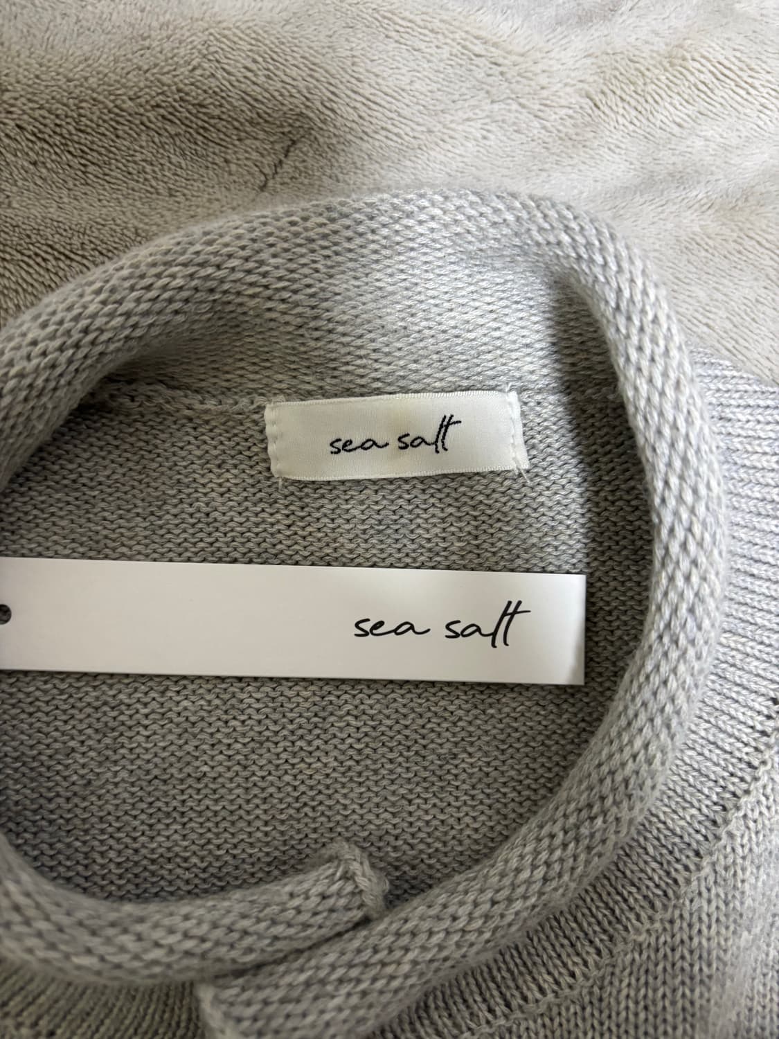 [2] seasalt 루프 햄 가디건 멜란지 상품이미지4