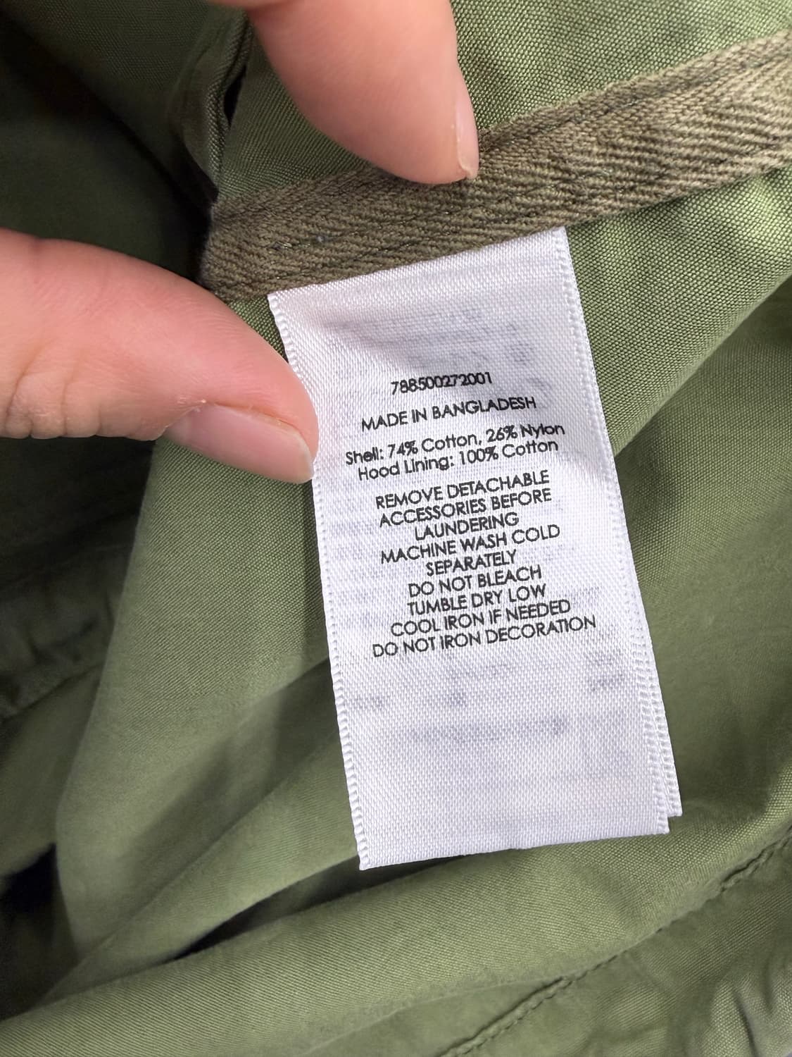 데님 앤 서플라이 랄프로렌 R.Lauren 필드 자켓 야상 점퍼 그린 상품이미지7